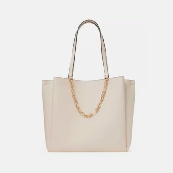 Kate Spade New York Carlyle Large Tote - Pebbled Leather - Milk Glass - Picture 8 of 9